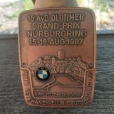 Placheta auto - Grand-Prix Nurburgring 15.-16.Aug. - 1987 BMW Veteranen Corso