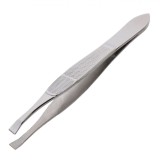 Pensetă Spr&acirc;ncene, Inoxidabil, V&acirc;rf Drept, 8.8cm
