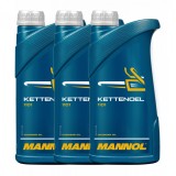 Pachet 3 litri Ulei ungere lant drujba Mannol Kettenoel (Aderenta superioara, Anti-uzura)