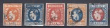 ROMANIA 1869 LP 25 LP 26 LP 27 LP 28 LP 29 CAROL I CU FAVORITI EMISIUNEA a III-a