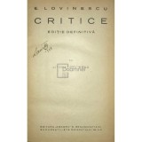E. Lovinescu - Critice, vol. VII - Literatura noua (Editia: 1929)