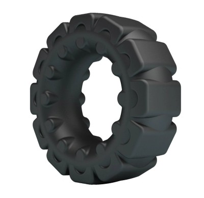 Inel de Penis Laiden, Silicon Super Soft, Negru foto