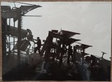 Inainte de batalie, muncitori din perioada comunista// fotografie de presa