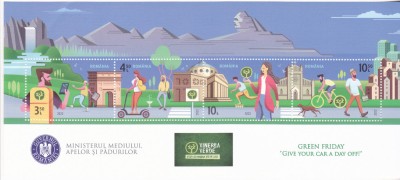 ROMANIA 2022 VINEREA VERDE, SERIE IN STRAIF DE 4 TIMBRE! LP 2355 MNH** foto
