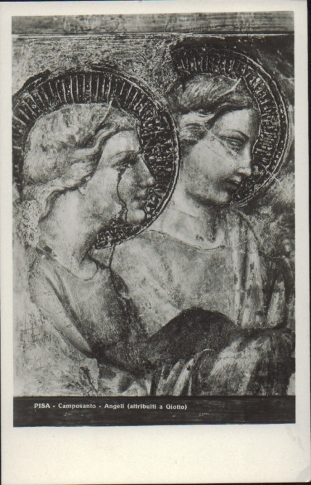 Carte Postala - Pisa - Camposanto - Angeli (attribuiti a Giotto) &quot;CP19&quot;
