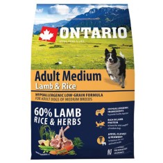 ONTARIO Adult Medium Lamb &amp;amp;amp; Rice 2,25kg foto