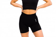 Pantaloni scurti GymHero California Cute Shorts BLACK negru foto