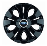 Cumpara ieftin Set 4 capace roti Creative REY&reg;, potrivite jantelor de R16, pentru Ford, model top grafit, Autohelix MSA