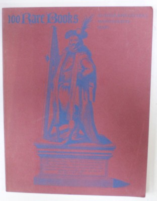 100 RARE BOOKS , AUTOGRAPH LETTERS , MANUSCRIPTS , MAPS ... CATALOGUE 40 , 1970 foto