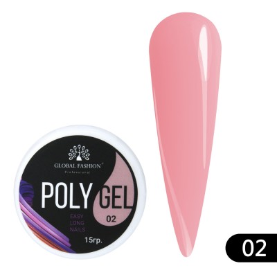 Polygel Global Fashion, 15ml, #2 foto