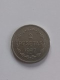 2 pesetas 1937