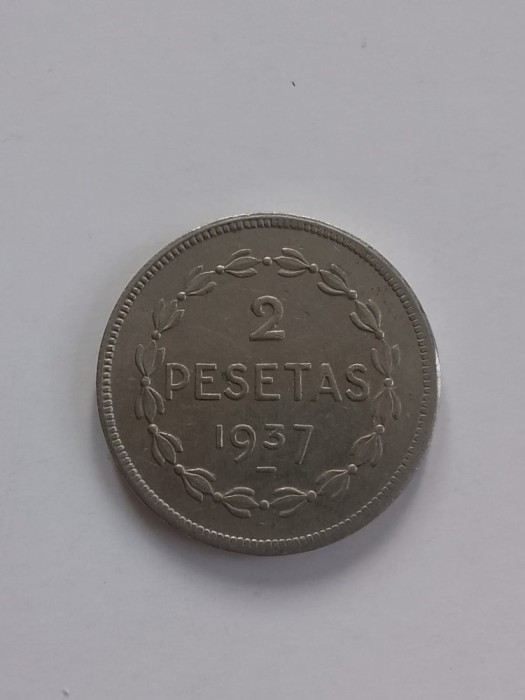 2 pesetas 1937