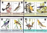 Montserrat 1985 - Păsări, Audubon, serie nedantelata neuzata