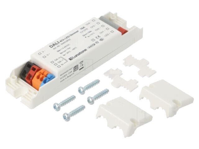 Alimentator Pulsatoriu LED Lunatone 12-48VDC DALI 4CH Dimmer 16A IP20