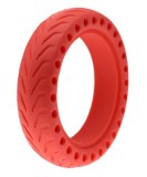 Cauciuc Solid Trotineta Electrica 8.5 Inch Rosu Xiaomi M365 Compatibil Anvelopa Plina