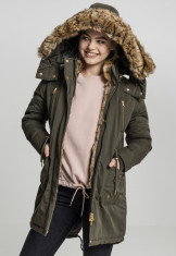 Ladies Imitation Fur Parka foto