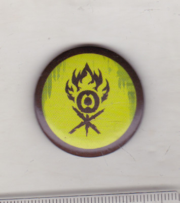 bnk ins MTG - Magic the Gathering Guild Pin - insigna de ghilda Gruul foto