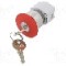 Intrerupator de siguran&amp;#355;a cu cheie, 22mm, seria 04, IP65, EAO - 704.078.0
