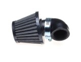 Filtru aer sport conic, d.38mm, cot 90&#039;, culoare carbon Cod Produs: MX_NEW AF03338