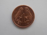 1 CENT 1996 AFRICA DE SUD-ININGIZIMU AFRIKA