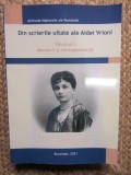 Din scrierile uitate ale Aidei Vrioni, 2021, Memorii și corespondență