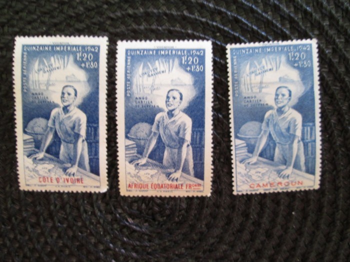 FRANTA COLONIE LOT MIXT MNH/MH=233