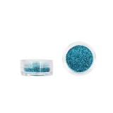 Pudră nail art - turquoise cu sclipici, INGINAILS