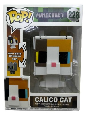 Figurina Minecraft POP Calico Cat foto