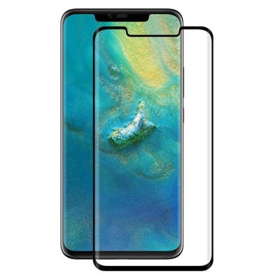 Folie Sticla Tempered Glass Huawei Mate 20 Pro 4D/5D black fullcover foto