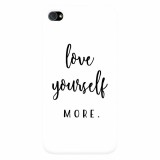 Husa silicon pentru Apple Iphone 4 / 4S, Love Yourself More