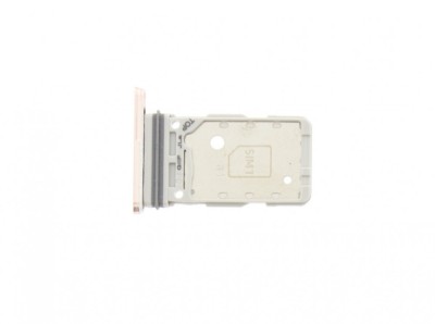 Suport SiM Samsung Galaxy S21 5G, S21+ 5G, S21 Ultra 5G, Dual SiM, Roz foto