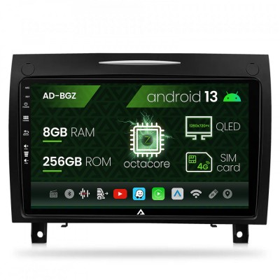 Navigatie Benz SLK (2006-2010), Android 13, Z-Octacore 8GB RAM + 256GB ROM, 9 Inch - AD-BGZ9008+AD-BGRKIT406V2 foto