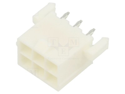 Conector soclu cablu-placă 6 pini aurit foto