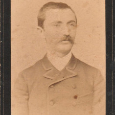 Fotografie carton CDV , studio FRANZ MANDY - Bucuresci- fotograful curtii regale