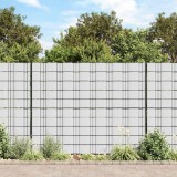 vidaXL Panouri intimitate grădină, 4 buc., alb, 35x0,19 m, PVC