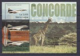 SIERRA LEONE 2004 AVIOANE AVIATIE CONCORDE GIRAFE