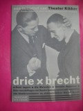 HOPCT 17745 TEATRUL DRIE X BRECHT . -OLANDA--EUROPA -NECIRCULATA
