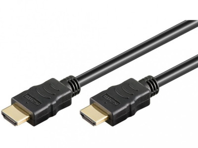 Cablu HDMI V2.0 cu ethernet 19p tata - HDMI 19p tata aurit OFC 15m 4K Ultra HD 2160p 60Hz Well foto