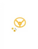 Carma spatii joaca Steering Wheel Galbena KBT