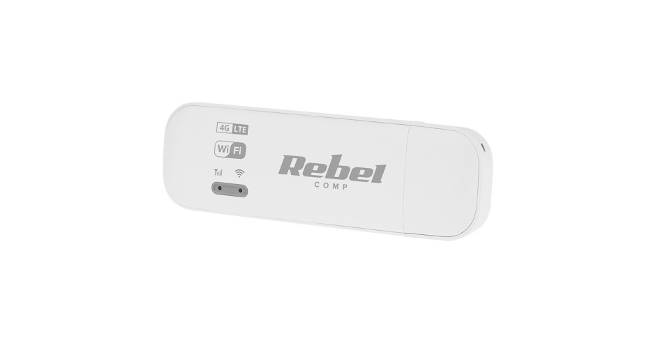 Modem 4G LTE cu Wi-Fi Rebel RB-0700 Router Mobil Compact, Alimentare ...