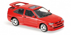 FORD ESCORT COSWORTH - 1992 -RED - MAXICHAMPS 1:43 foto