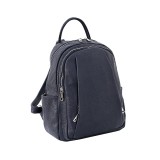 Rucsac dama din piele naturala, bleuamarin, DR137E, Bleumarin