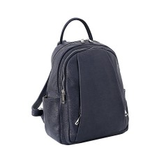 Rucsac dama din piele naturala, bleuamarin, DR137E