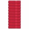 Prosoape de baie 10 buc Rosu 100x150 cm 360 g/m&sup2; 100% bumbac