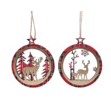 Cumpara ieftin Decoratiune - Plywood Xmas Scenary - mai multe modele | Kaemingk