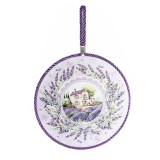 Cumpara ieftin Suport vase fierbinti pluta ceramica multicolora Lavanda &Oslash; 19 cm