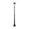 Lampa solara de tip stalp pentru gradina, eMazing, inaltime 1680 mm, Alb Cald