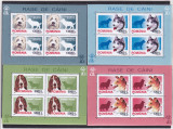 Romania 2001, LP 1551 a, Rase de caini, blocuri de 4, MNH! LP 19,20 lei, Fauna, Nestampilat