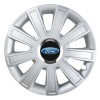 Set 4 Capace Roti, potrivite jantelor de R15, pentru Ford, model flash cromat, Autohelix MSA