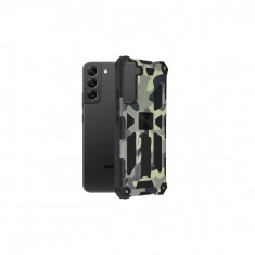 Husa pentru Samsung Galaxy S22 Plus 5G Techsuit Blazor Series Camo Lime